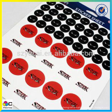 cheap custom label cut sheet bumper stickers